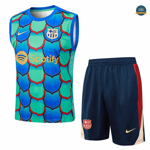 Comprar Camiseta entrenamiento sin mangas Barcelona verde 2024/2025