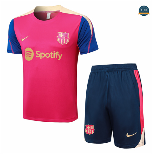 Venta Camiseta entrenamiento Barcelona + Pantalón Rosa 2024/2025