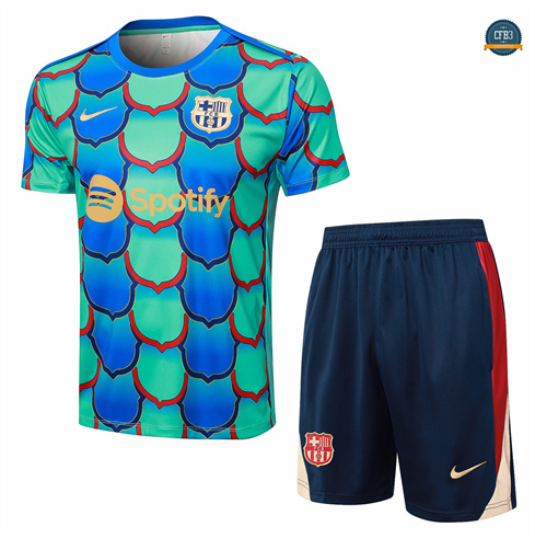 Ofertas Camiseta entrenamiento Barcelona + Pantalón verde 2024/2025