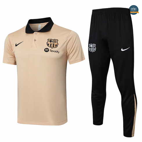 Outlet Camiseta entrenamiento Barcelona polo + Pantalones Caqui 2024/2025