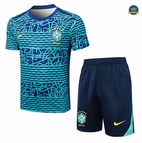 Comprar Camiseta entrenamiento Brasil + Pantalón azul 2024/2025