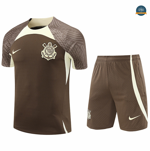 Venta Camiseta entrenamiento Corinthians + Pantalón marrón 2024/2025