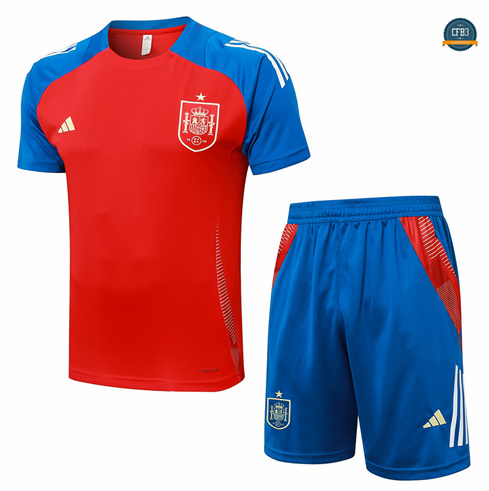 Outlet Camiseta entrenamiento Espana + Pantalón rojo 2024/2025