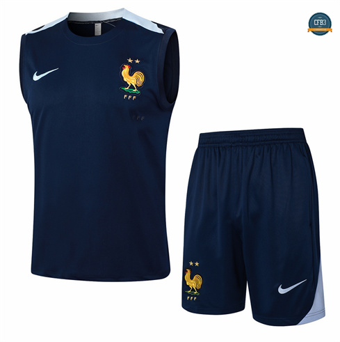 Ofertas Camiseta entrenamiento sin mangas Francia azul real 2024/2025