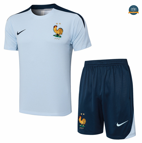 Buscar Camiseta entrenamiento Francia + Pantalón azul 2024/2025