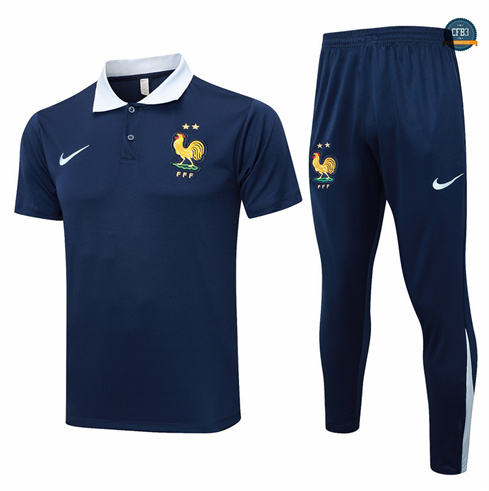 Comprar Camiseta entrenamiento Francia polo + Pantalones azul real 2024/2025