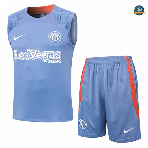 Outlet Camiseta entrenamiento sin mangas Inter Milan gris claro 2024/2025