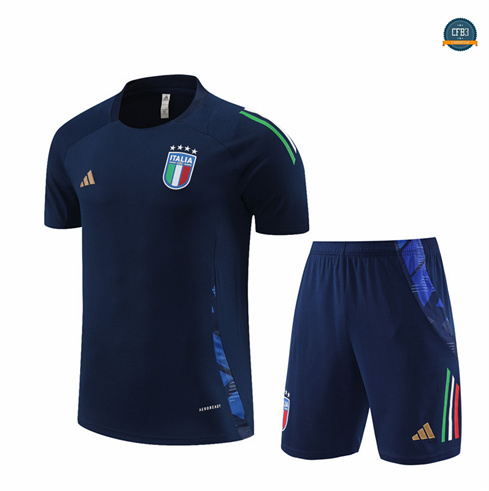 Crear Camiseta entrenamiento Italia + Pantalón azul real 2024/2025