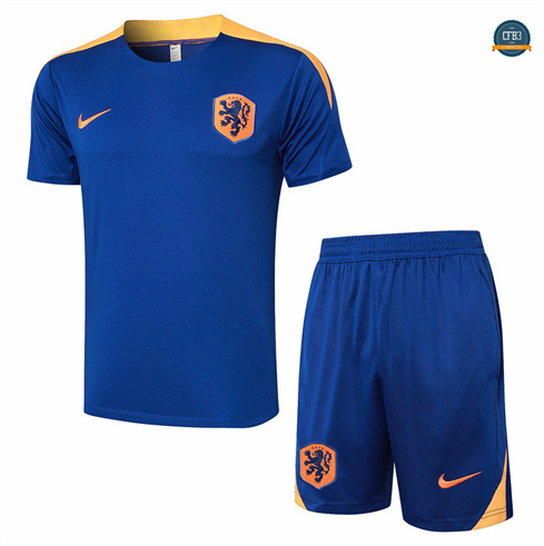 Diseño Camiseta entrenamiento Países Bajos + Pantalón azul 2024/2025