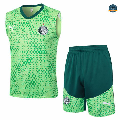 Venta Camiseta entrenamiento sin mangas Palmeiras verde claro 2024/2025