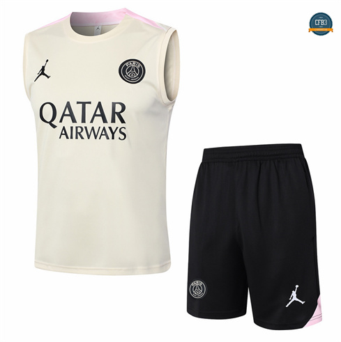 Crear Camiseta entrenamiento sin mangas Paris Saint Germain albaricoque 2024/2025