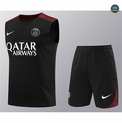 Comprar Camiseta entrenamiento sin mangas Paris Saint Germain negro 2024/2025