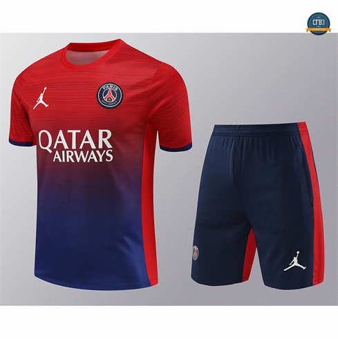 Outlet Camiseta entrenamiento Paris Saint Germain + Pantalón rojo 2024/2025