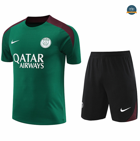 Crear Camiseta entrenamiento Paris Saint Germain + Pantalón verde 2024/2025