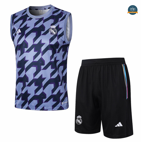 Outlet Camiseta entrenamiento sin mangas Real Madrid gris 2024/2025