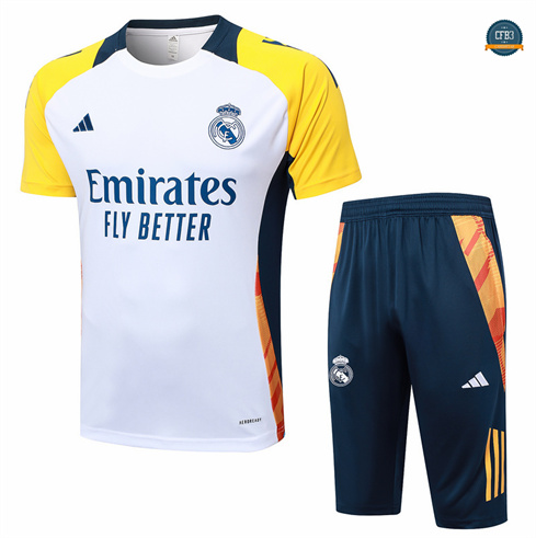 Outlet Camiseta entrenamiento Real Madrid + Pantalón Blanco 2024/2025