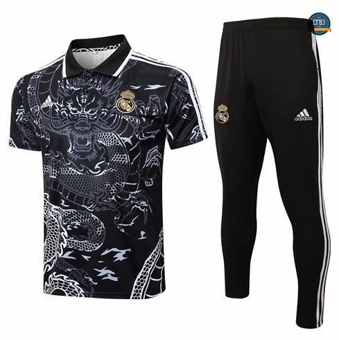 Comprar Camiseta entrenamiento Real Madrid polo + Pantalones negro 2024/2025