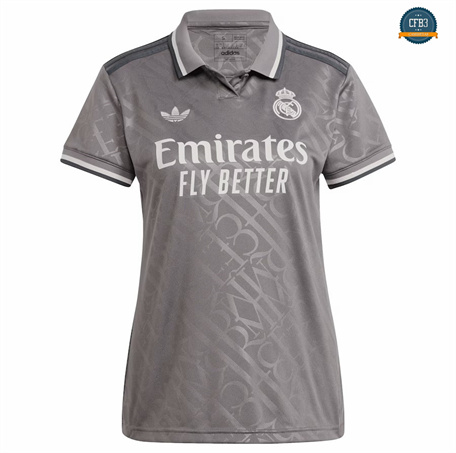 Diseño Camiseta Real Madrid Mujer Tercera Equipación 2024/2025