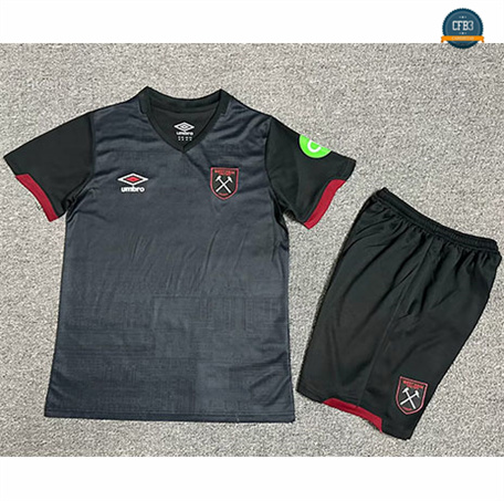 Outlet Camiseta West Ham United Niños Segunda Equipación 2024/2025