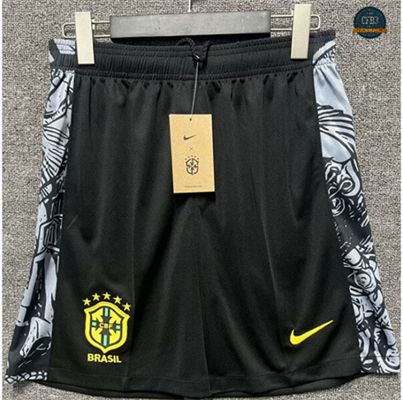 Comprar Camiseta Pantalones Brasil Equipación Negro 2024/2025