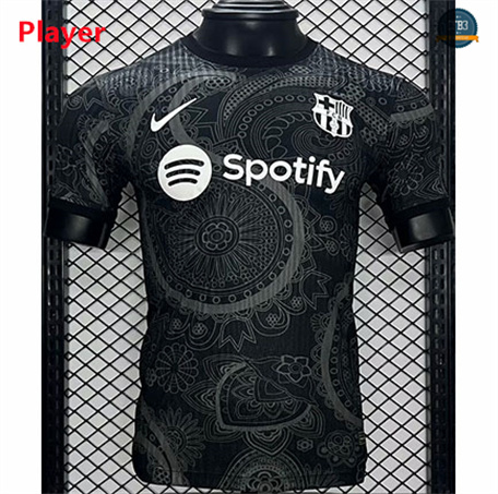 Crear Camiseta Barcelona Player Equipación Training Negro 2024/2025