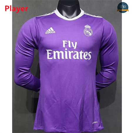 Comprar Camiseta Real Madrid Player Equipación Manga Larga Púrpura 2016-17