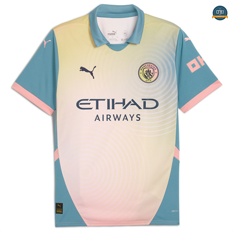 Cfb3 Camiseta futbol Manchester City 4ª Equipación 2024/2025