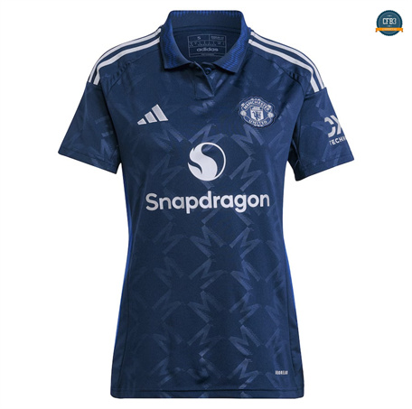 Cfb3 Camiseta futbol Manchester United Mujer 2ª Equipación 2024/2025