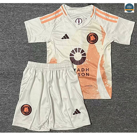 Cfb3 Camiseta futbol AS Roma Niños 2ª Equipación 2024/2025