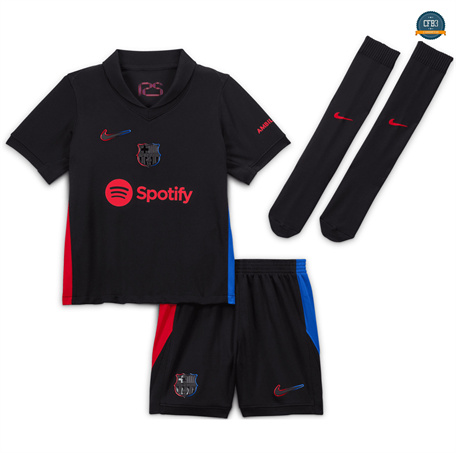 Cfb3 Camiseta futbol Barcelona Niños 2ª Equipación 2024/2025