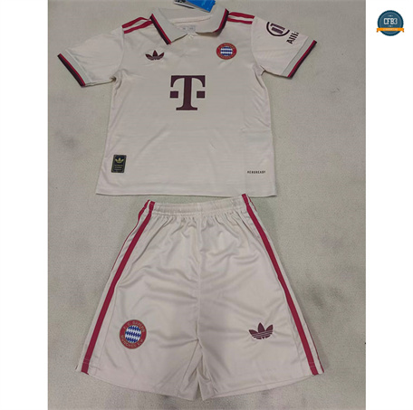 Cfb3 Camiseta futbol Bayern Munich Niños 3ª Equipación 2024/2025