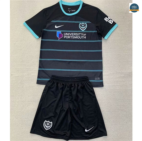 Cfb3 Camiseta futbol Portsmouth Niños 2ª Equipación 2024/2025