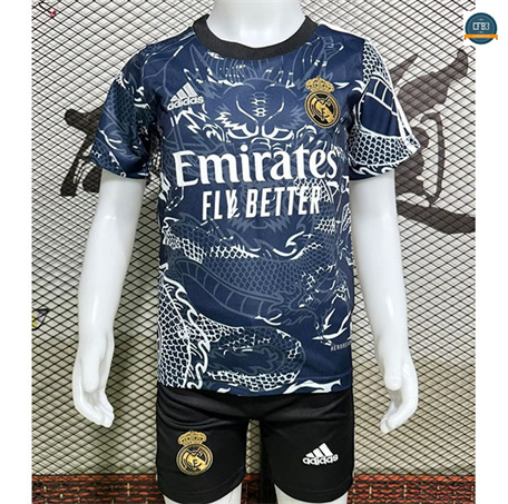 Cfb3 Camiseta futbol Real Madrid Niños Equipación Azul 2024/2025