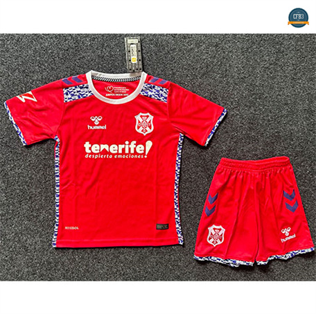 Cfb3 Camiseta futbol Tenerife Niños Equipación Rojo 2024/2025