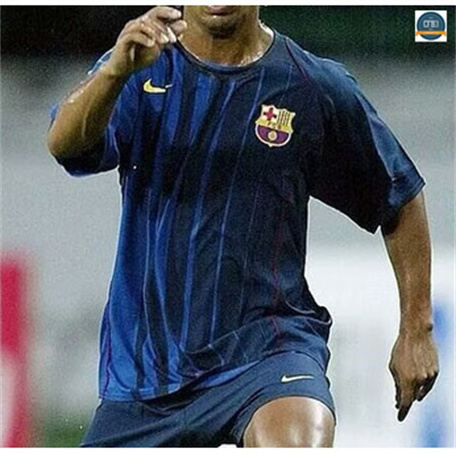 Cfb3 Camiseta futbol Retro 2004-05 Barcelona 2ª Equipación