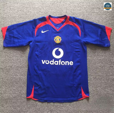 Cfb3 Camiseta futbol Retro 2005-06 Manchester United 2ª Equipación