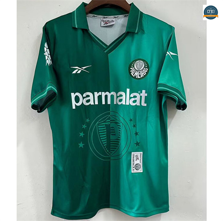 Cfb3 Camiseta futbol Retro 1997 Palmeiras 1ª Equipación