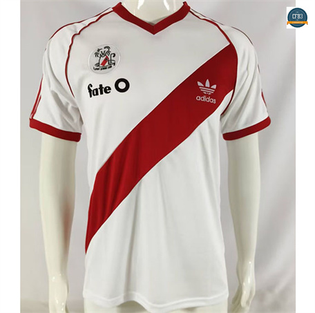 Cfb3 Camiseta futbol Retro 1986-87 River Plate 1ª Equipación