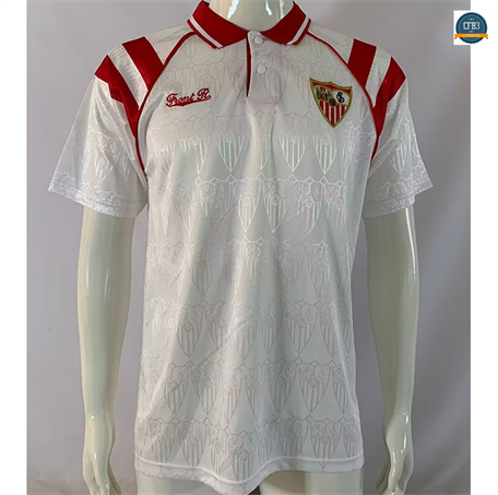 Cfb3 Camiseta futbol Retro 1992-93 Sevilla 1ª Equipación