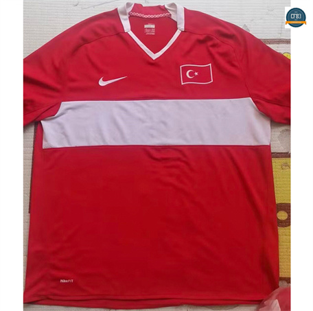 Cfb3 Camiseta futbol Retro 2008 Turkey 1ª Equipación